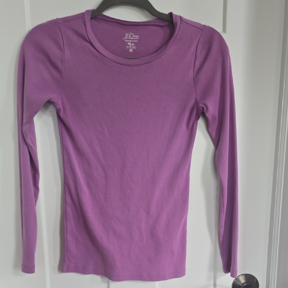 Purple Long Sleeve Top